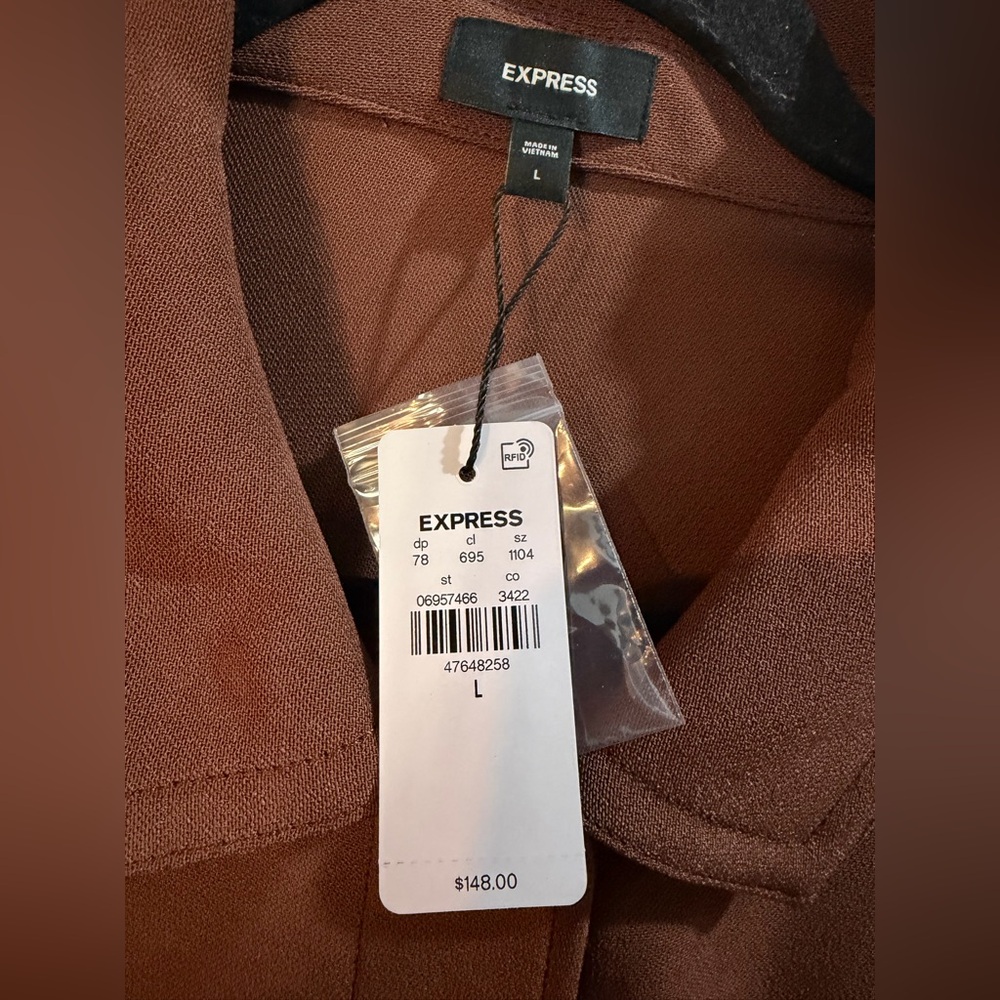 Express Belted Pocket Utility Jacket - Picture 7 of 12